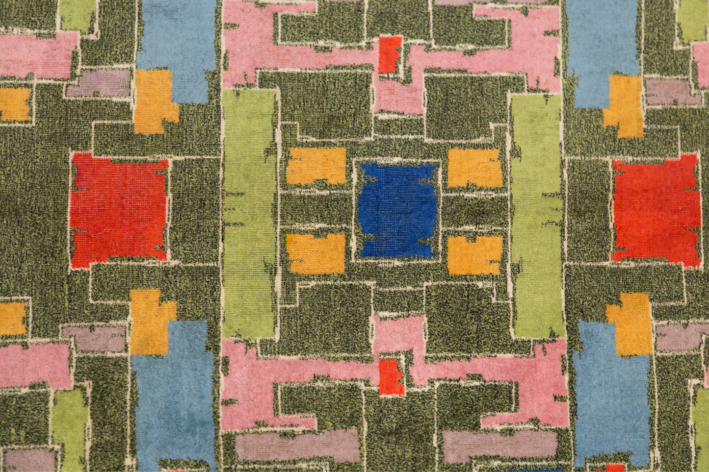 Modern Turkish Area Rug, 6.7x9.8 ft, 205x300 cm
