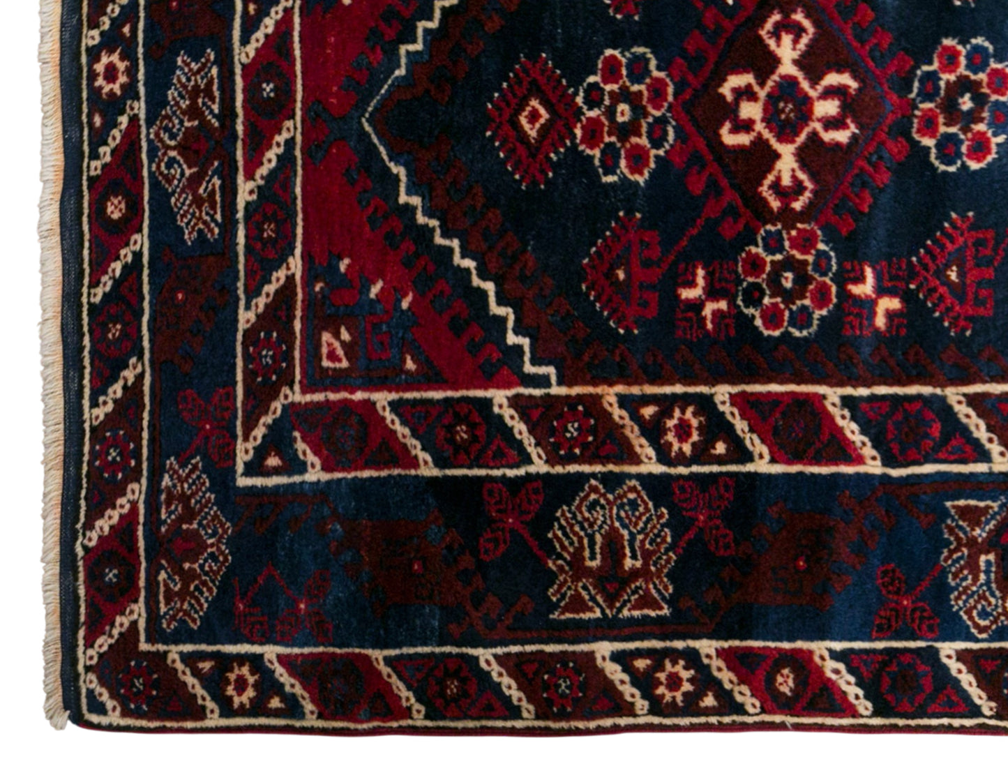 Vintage Dosemealti Rug, 121 × 193 cm / 4 x 6.3 ft Handmade Wool Rug
