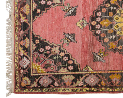 Vintage Konya Sille Rug, 98 × 150 cm / 3.2 x 4.9 ft Handmade Wool Rug
