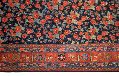 Vintage Turkish Area Rug, 8.5x11.6 ft, 260x355 cm