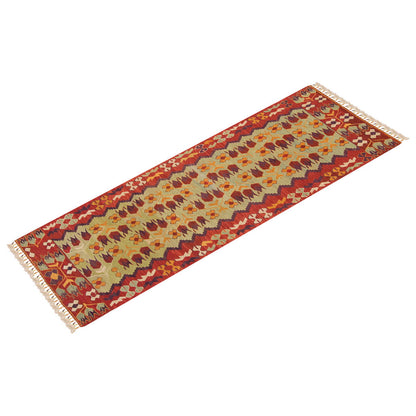 2x6.2 feet Kilim,2x6 Kilim Rug,Turkish Kilim Rug,Oushak Kilim,Handwoven Kilim, Handspun Wool Kilim Rug,New Kilim Rug,Natural Color Kilim