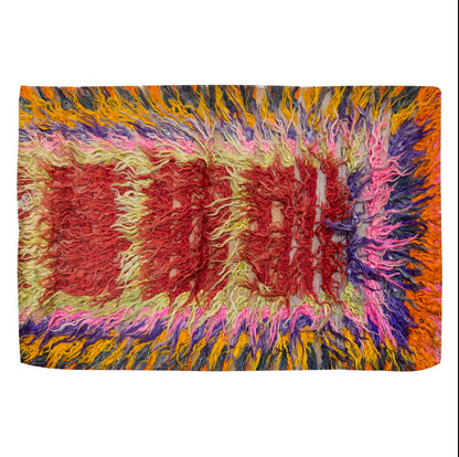 3'1"x5'1" ft Turkish Tulu,Tulu Rug, Karapınar Tulu Rug, Vintage Tulu 93 x 155 cm
