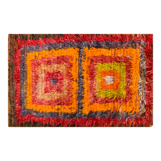 3'1"x5'2" ft Turkish Tulu,Tulu Rug, Karapınar Tulu Rug, Vintage Tulu 94 x 158 cm