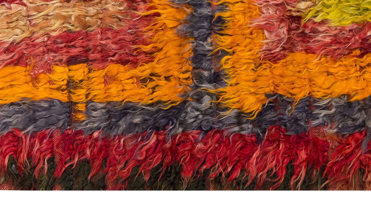 3'1"x5'2" ft Turkish Tulu,Tulu Rug, Karapınar Tulu Rug, Vintage Tulu 94 x 158 cm