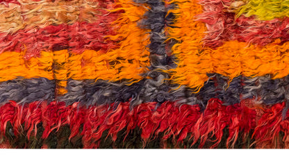 3'1"x5'2" ft Turkish Tulu,Tulu Rug, Karapınar Tulu Rug, Vintage Tulu 94 x 158 cm