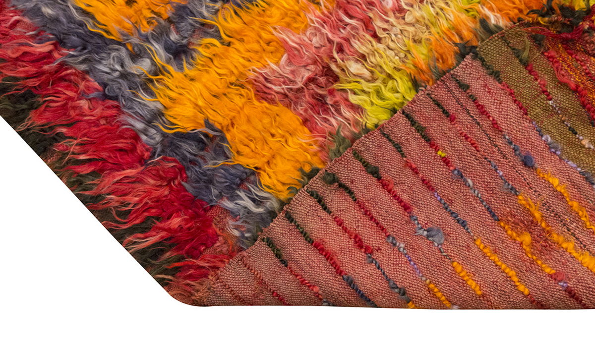 3'1"x5'2" ft Turkish Tulu,Tulu Rug, Karapınar Tulu Rug, Vintage Tulu 94 x 158 cm