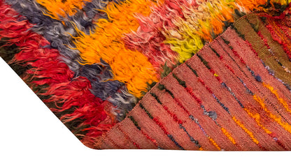 3'1"x5'2" ft Turkish Tulu,Tulu Rug, Karapınar Tulu Rug, Vintage Tulu 94 x 158 cm