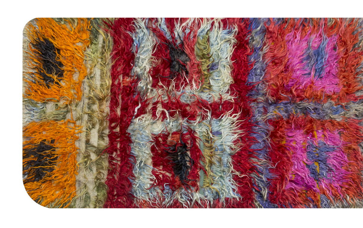 3'1"x7'3" ft Turkish Tulu,Tulu Rug, Karapınar Tulu Rug, Vintage Tulu 94 x 220 cm