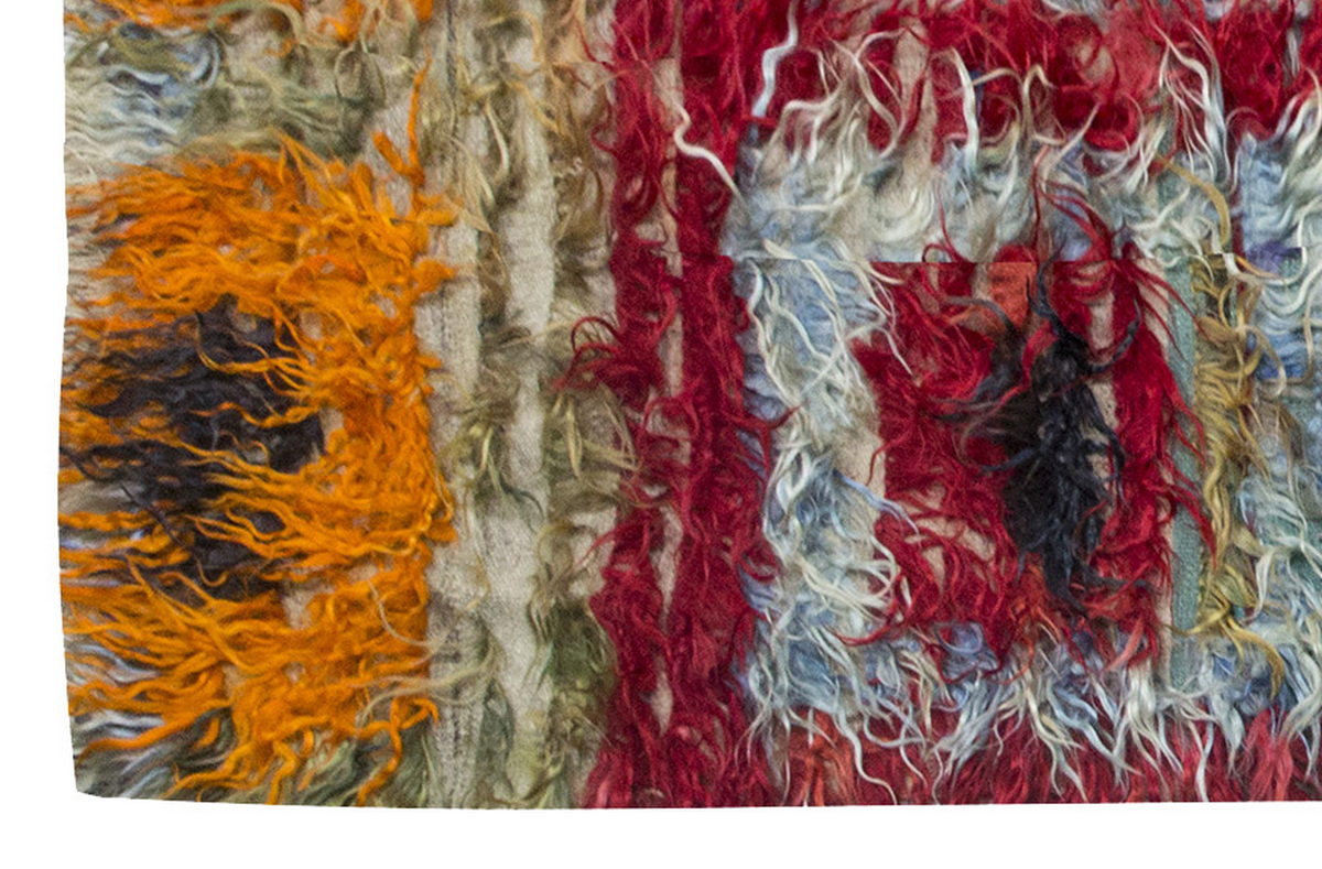 3'1"x7'3" ft Turkish Tulu,Tulu Rug, Karapınar Tulu Rug, Vintage Tulu 94 x 220 cm