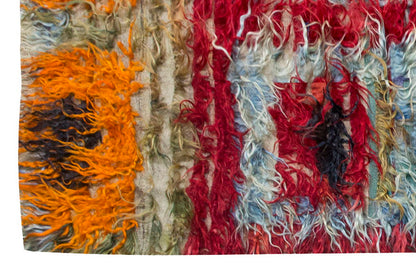 3'1"x7'3" ft Turkish Tulu,Tulu Rug, Karapınar Tulu Rug, Vintage Tulu 94 x 220 cm