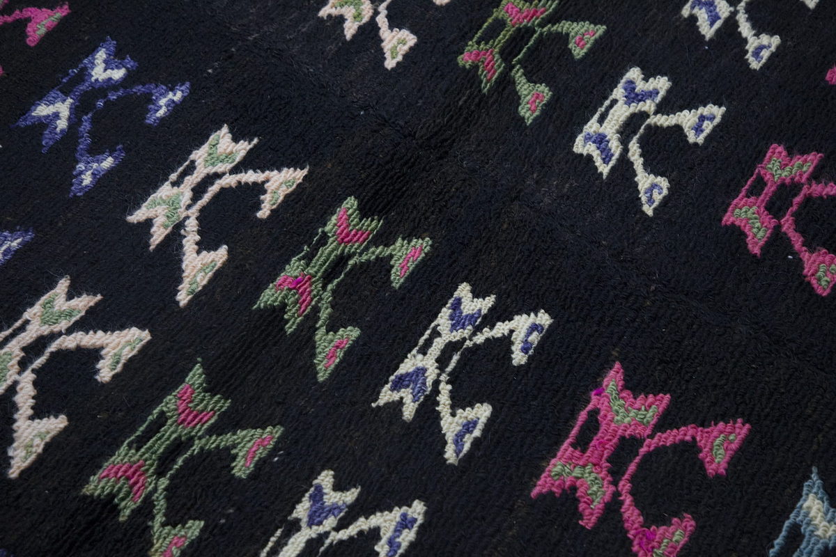 3'10"x4'10" ft Turkish Tulu,Tulu Rug, Karapınar Tulu Rug, Vintage Tulu 116 x 147 cm
