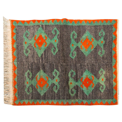 3'10"x4'7" ft Turkish Tulu,Tulu Rug, Karapınar Tulu Rug, Vintage Tulu 116 x 140 cm