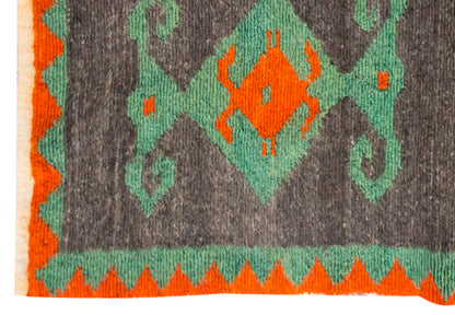 3'10"x4'7" ft Turkish Tulu,Tulu Rug, Karapınar Tulu Rug, Vintage Tulu 116 x 140 cm