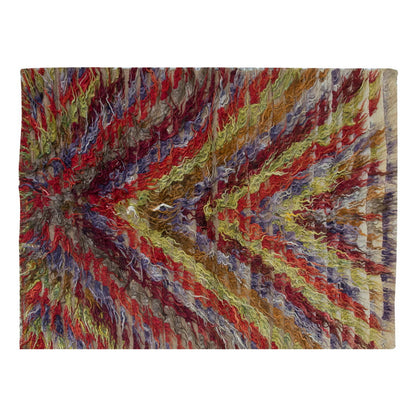 3'10"x5'4" ft Turkish Tulu,Tulu Rug, Karapınar Tulu Rug, Vintage Tulu 117 x 162 cm