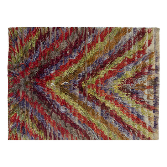 3'10"x5'4" ft Turkish Tulu,Tulu Rug, Karapınar Tulu Rug, Vintage Tulu 117 x 162 cm