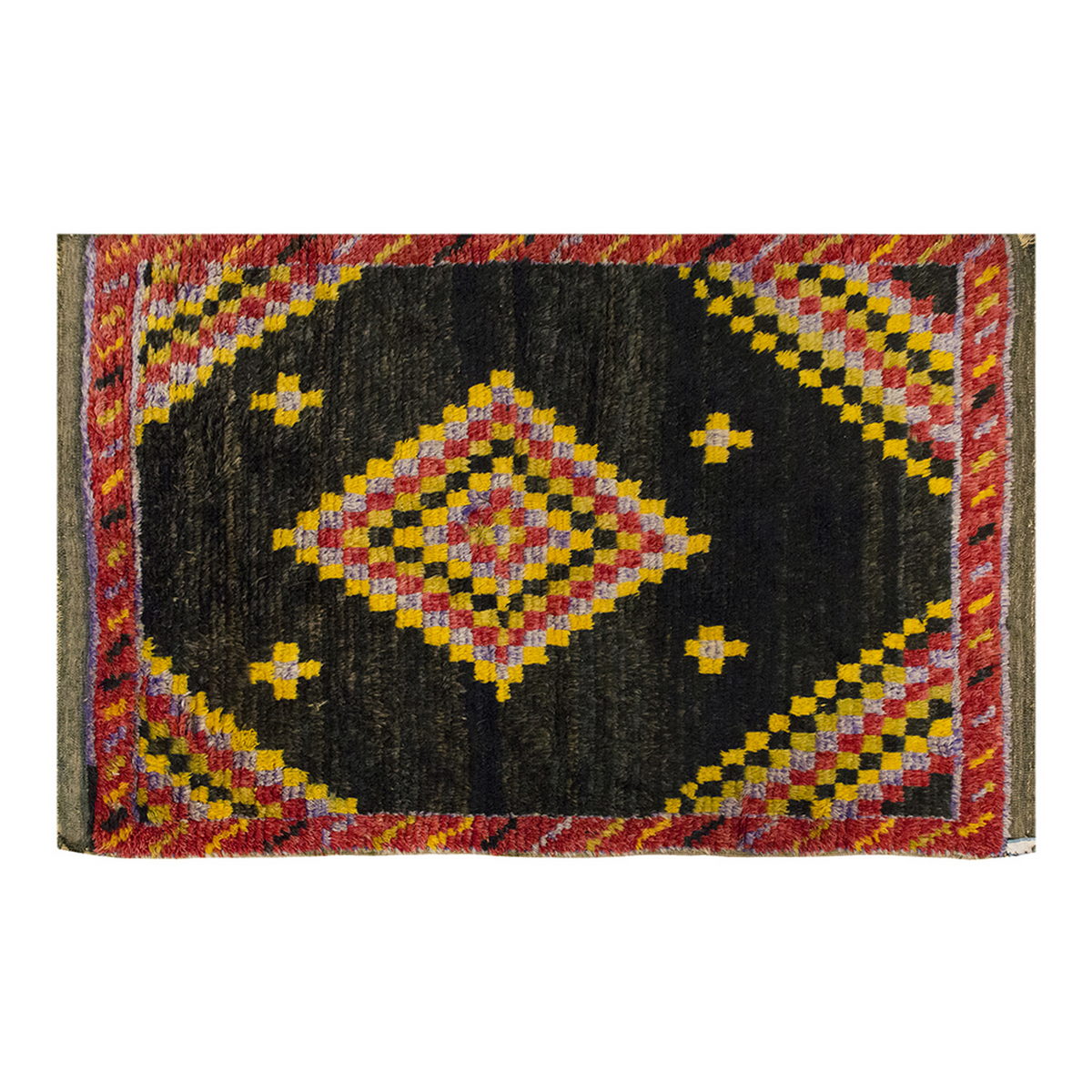 3'10"x5'8" ft Turkish Tulu,Tulu Rug, Karapınar Tulu Rug, Vintage Tulu 117 x 172 cm