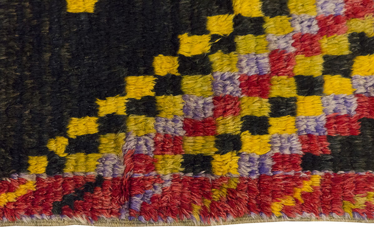 3'10"x5'8" ft Turkish Tulu,Tulu Rug, Karapınar Tulu Rug, Vintage Tulu 117 x 172 cm