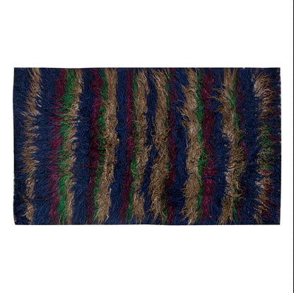 3'10"x7'10" ft Turkish Tulu,Tulu Rug, Karapınar Tulu Rug, Vintage Tulu 118 x 238 cm