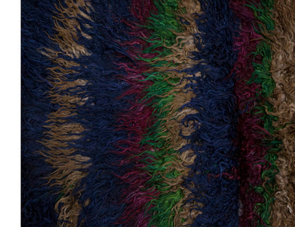 3'10"x7'10" ft Turkish Tulu,Tulu Rug, Karapınar Tulu Rug, Vintage Tulu 118 x 238 cm