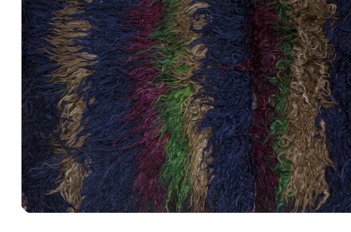 3'10"x7'10" ft Turkish Tulu,Tulu Rug, Karapınar Tulu Rug, Vintage Tulu 118 x 238 cm