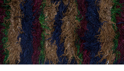 3'10"x7'10" ft Turkish Tulu,Tulu Rug, Karapınar Tulu Rug, Vintage Tulu 118 x 238 cm
