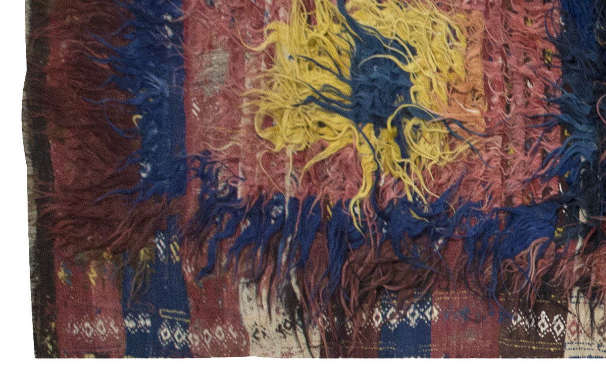 3'11"x10'11" ft Turkish Tulu,Tulu Rug, Karapınar Tulu Rug, Vintage Tulu 120 x 332 cm