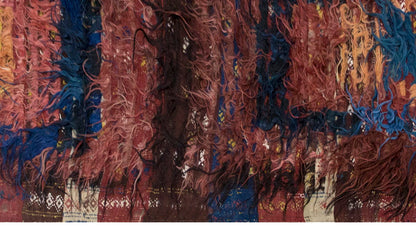 3'11"x10'11" ft Turkish Tulu,Tulu Rug, Karapınar Tulu Rug, Vintage Tulu 120 x 332 cm
