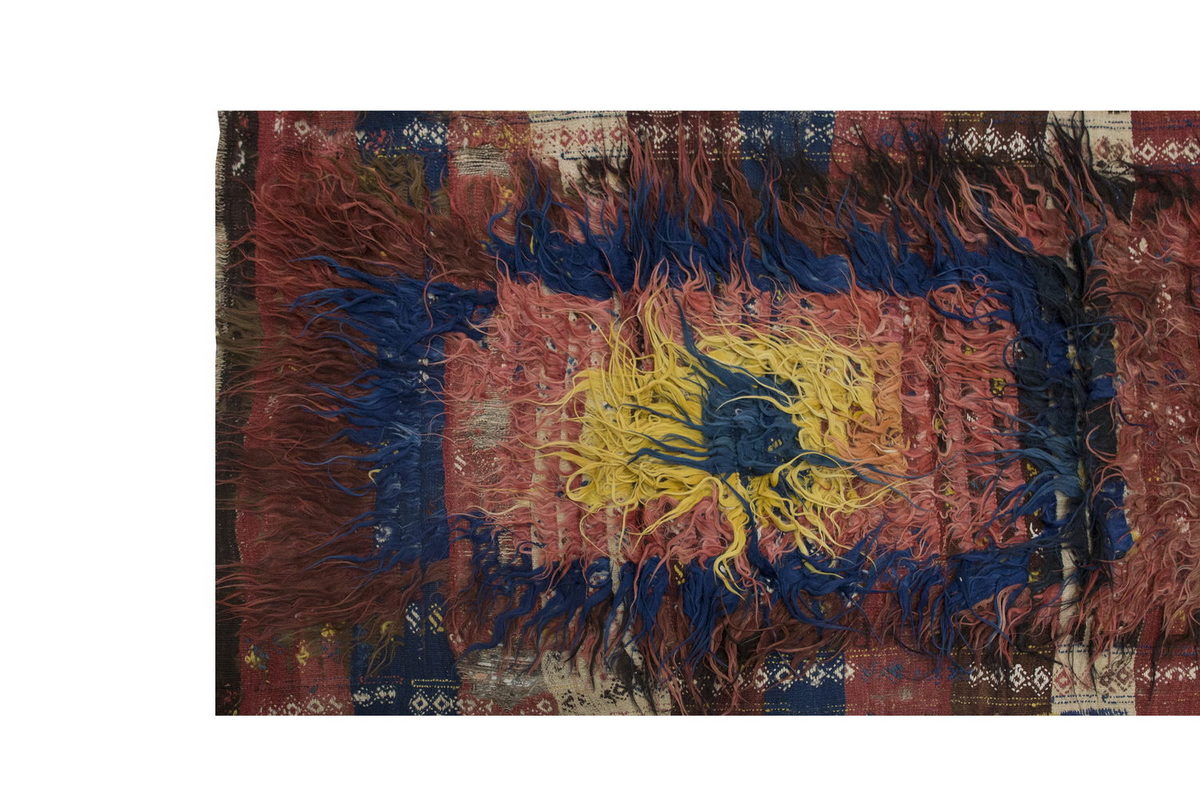 3'11"x10'11" ft Turkish Tulu,Tulu Rug, Karapınar Tulu Rug, Vintage Tulu 120 x 332 cm