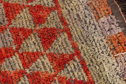 3'11"x5'11" ft Turkish Tulu,Tulu Rug, Karapınar Tulu Rug, Vintage Tulu 120 x 180 cm