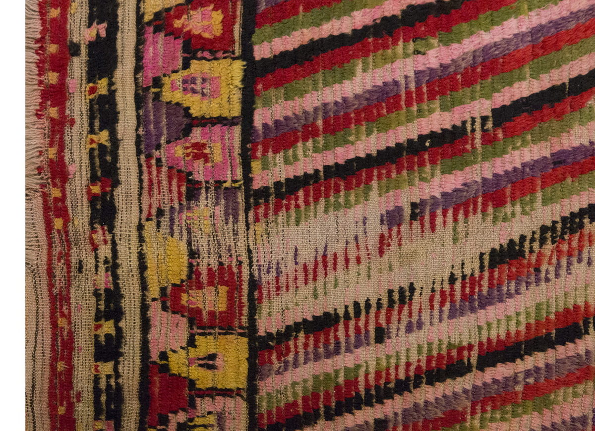 3'2"x4'10" ft Turkish Tulu,Tulu Rug, Karapınar Tulu Rug, Vintage Tulu 96 x 148 cm