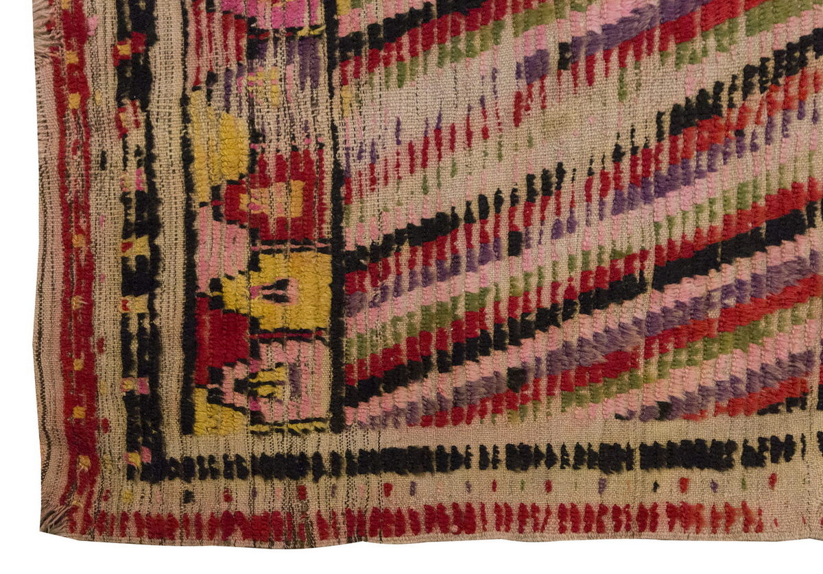 3'2"x4'10" ft Turkish Tulu,Tulu Rug, Karapınar Tulu Rug, Vintage Tulu 96 x 148 cm
