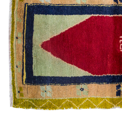 3'3"x4'9" ft Turkish Tulu,Tulu Rug, Karapınar Tulu Rug, Vintage Tulu 99 x 145 cm