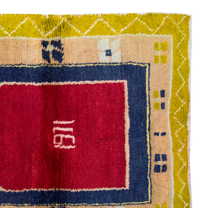 3'3"x4'9" ft Turkish Tulu,Tulu Rug, Karapınar Tulu Rug, Vintage Tulu 99 x 145 cm