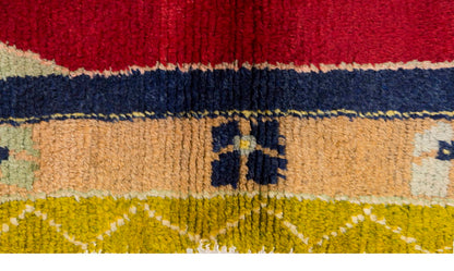 3'3"x4'9" ft Turkish Tulu,Tulu Rug, Karapınar Tulu Rug, Vintage Tulu 99 x 145 cm