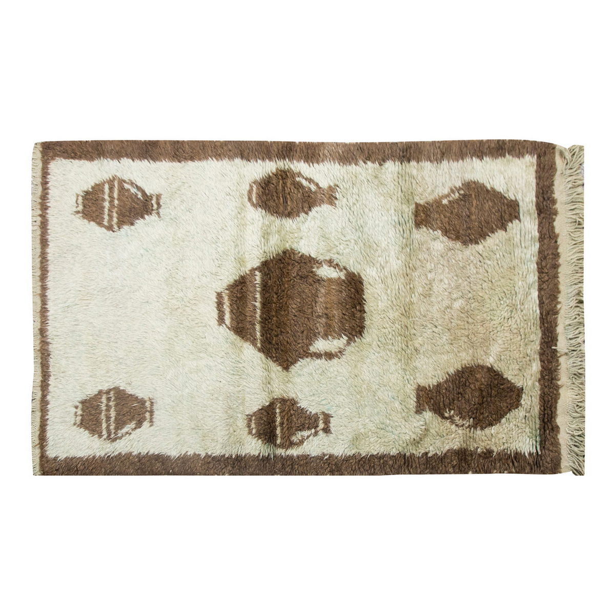 3'3"x5'6" ft Turkish Tulu,Tulu Rug, Karapınar Tulu Rug, Vintage Tulu 100 x 168 cm