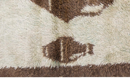 3'3"x5'6" ft Turkish Tulu,Tulu Rug, Karapınar Tulu Rug, Vintage Tulu 100 x 168 cm