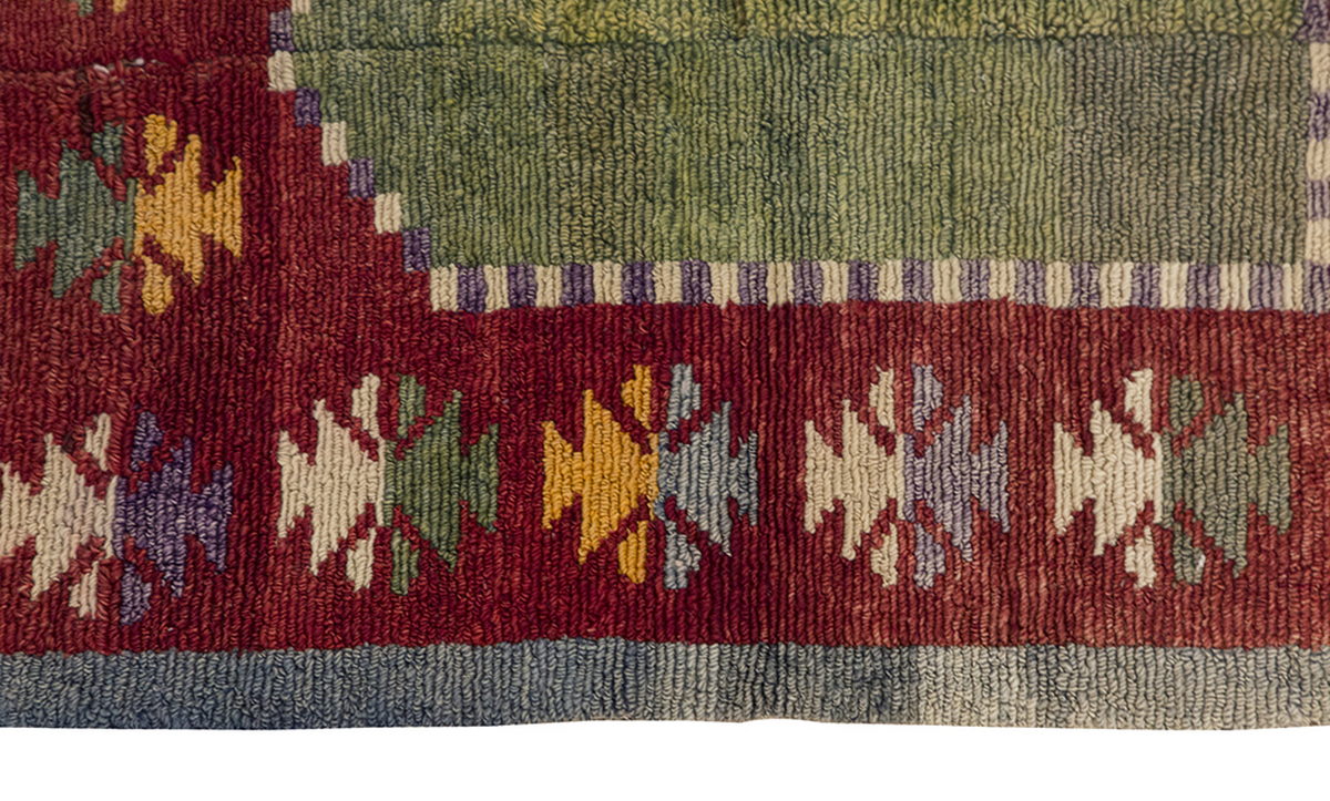 3'4"x4'7" ft Turkish Tulu,Tulu Rug, Karapınar Tulu Rug, Vintage Tulu 102 x 140 cm