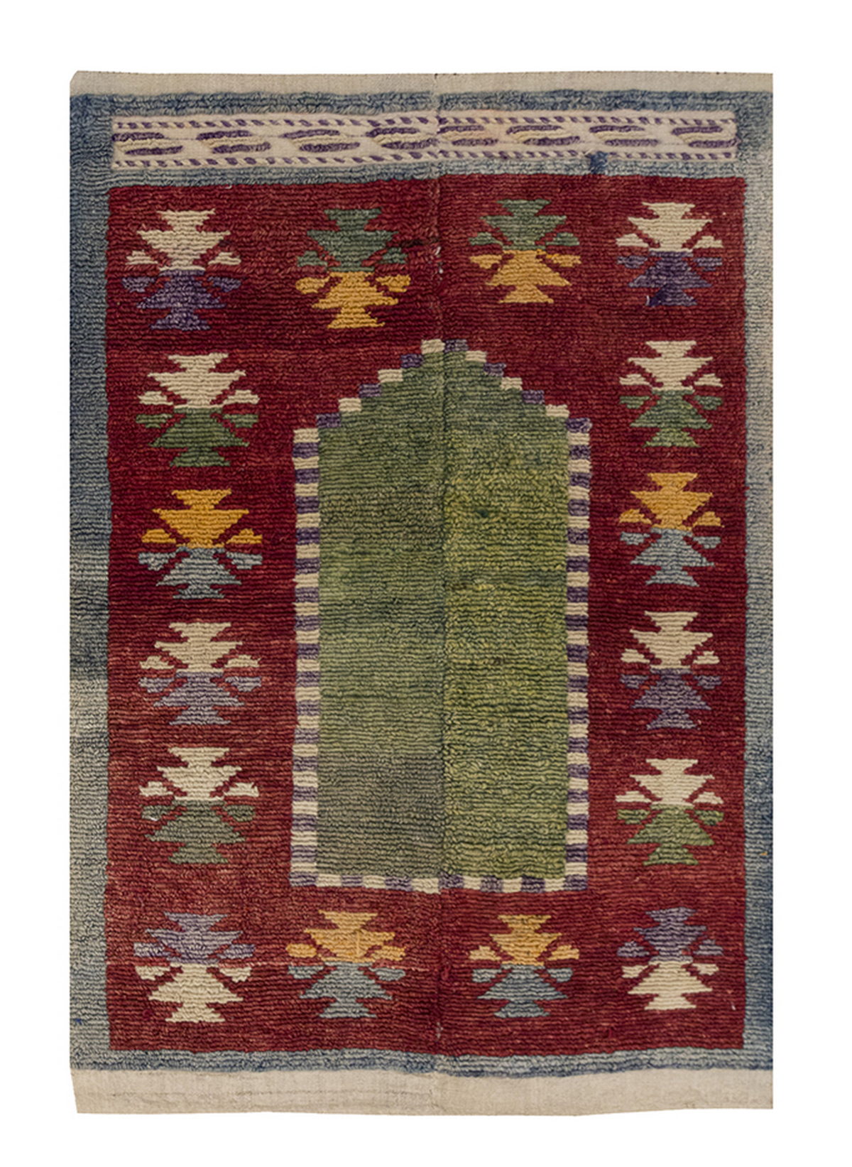 3'4"x4'7" ft Turkish Tulu,Tulu Rug, Karapınar Tulu Rug, Vintage Tulu 102 x 140 cm