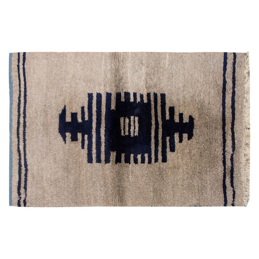 3'4"x4'9" ft Turkish Tulu,Tulu Rug, Karapınar Tulu Rug, Vintage Tulu 102 x 146 cm