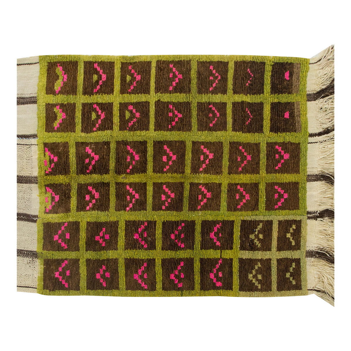 3'5"x4'1" ft Turkish Tulu,Tulu Rug, Karapınar Tulu Rug, Vintage Tulu 105 x 125 cm