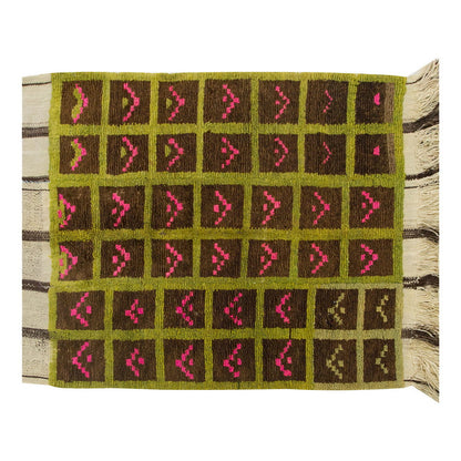3'5"x4'1" ft Turkish Tulu,Tulu Rug, Karapınar Tulu Rug, Vintage Tulu 105 x 125 cm