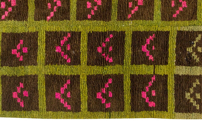 3'5"x4'1" ft Turkish Tulu,Tulu Rug, Karapınar Tulu Rug, Vintage Tulu 105 x 125 cm
