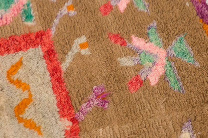 3'5"x4'6" ft Turkish Tulu,Tulu Rug, Karapınar Tulu Rug, Vintage Tulu 104 x 136 cm