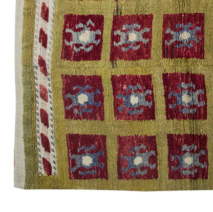 3'5"x5'1" ft Turkish Tulu,Tulu Rug, Karapınar Tulu Rug, Vintage Tulu 105 x 155 cm