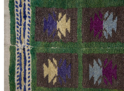 3'5"x5'8" ft Turkish Tulu,Tulu Rug, Karapınar Tulu Rug, Vintage Tulu 105 x 172 cm