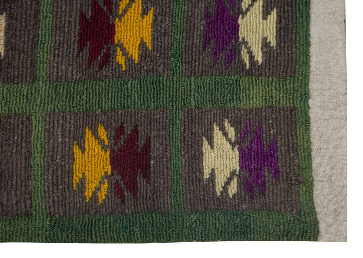 3'5"x5'8" ft Turkish Tulu,Tulu Rug, Karapınar Tulu Rug, Vintage Tulu 105 x 172 cm