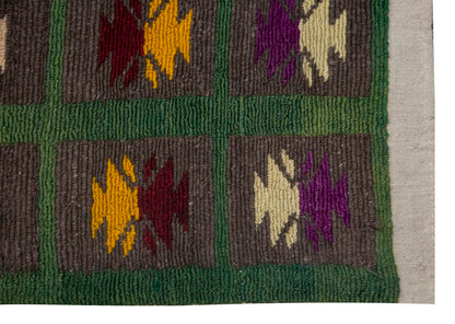 3'5"x5'8" ft Turkish Tulu,Tulu Rug, Karapınar Tulu Rug, Vintage Tulu 105 x 172 cm