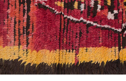 3'6"x5'5" ft Turkish Tulu,Tulu Rug, Karapınar Tulu Rug, Vintage Tulu 107 x 166 cm