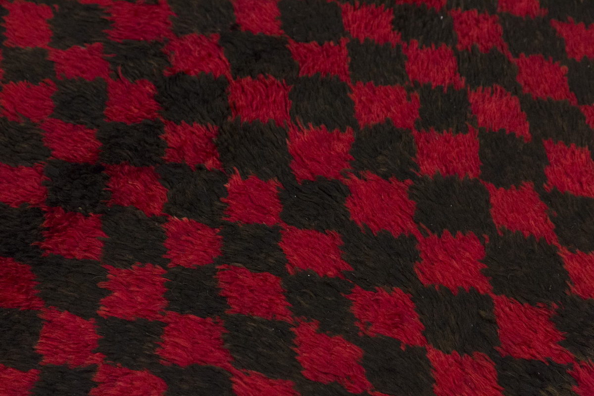 3'6"x6'9" ft Turkish Tulu,Tulu Rug, Karapınar Tulu Rug, Vintage Tulu 106 x 205 cm