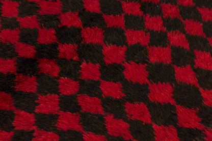 3'6"x6'9" ft Turkish Tulu,Tulu Rug, Karapınar Tulu Rug, Vintage Tulu 106 x 205 cm